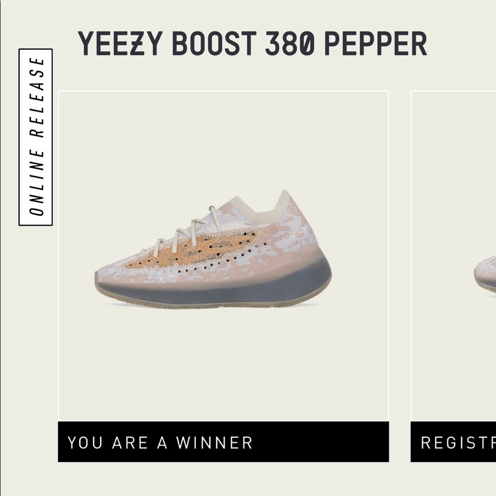 Yeezy boost 380 pepper